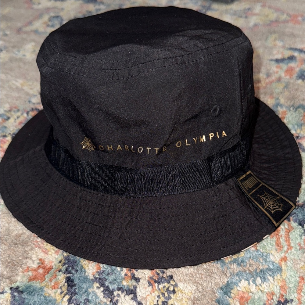 Charlotte Olympia Puma reversible bucket hat